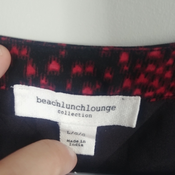 Beachlunchlounge Kelsea Baby Doll Raining‎ Hearts Dress Size L - Picture 7 of 9